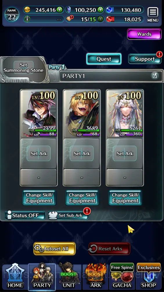 Last Cloudia Accounts GLOBAL|Rank 22|100k Crystal| Collab (Diablo,Veldor image 2