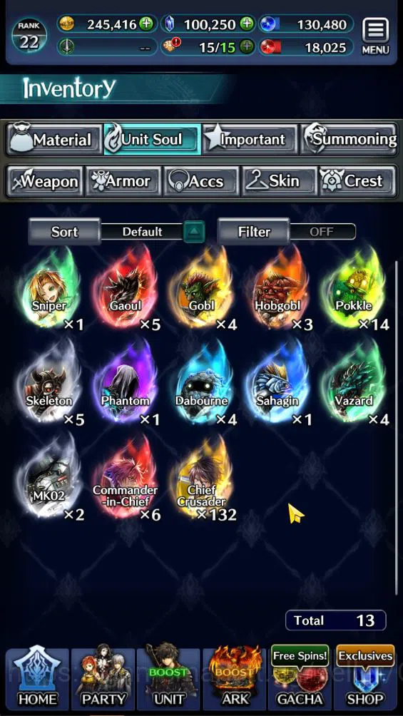 Last Cloudia Accounts GLOBAL|Rank 22|100k Crystal| Collab (Diablo,Veldor image 6