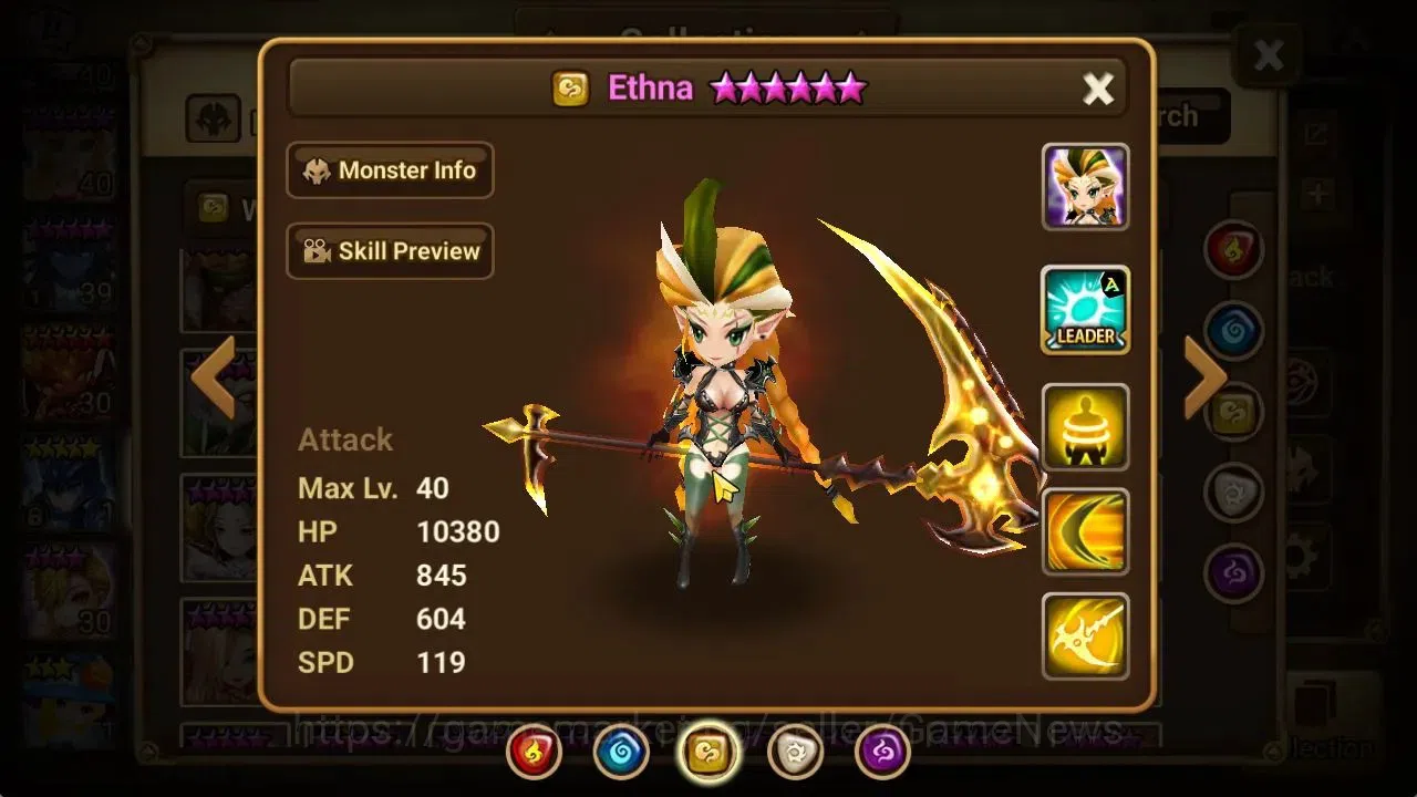 Summoners War: Sky Arena Accounts Mid-Game ASIA Lv 46|1 LD[Lucifer]|7 Total NB5[Leo,Ethna,Teshar,White Tiger,Etc]+29 13