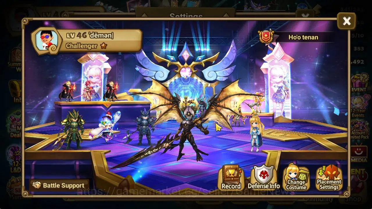 Summoners War: Sky Arena Accounts Mid-Game ASIA Lv 46|1 LD[Lucifer]|7 Total NB5[Leo,Ethna,Teshar,White Tiger,Etc]+29 2