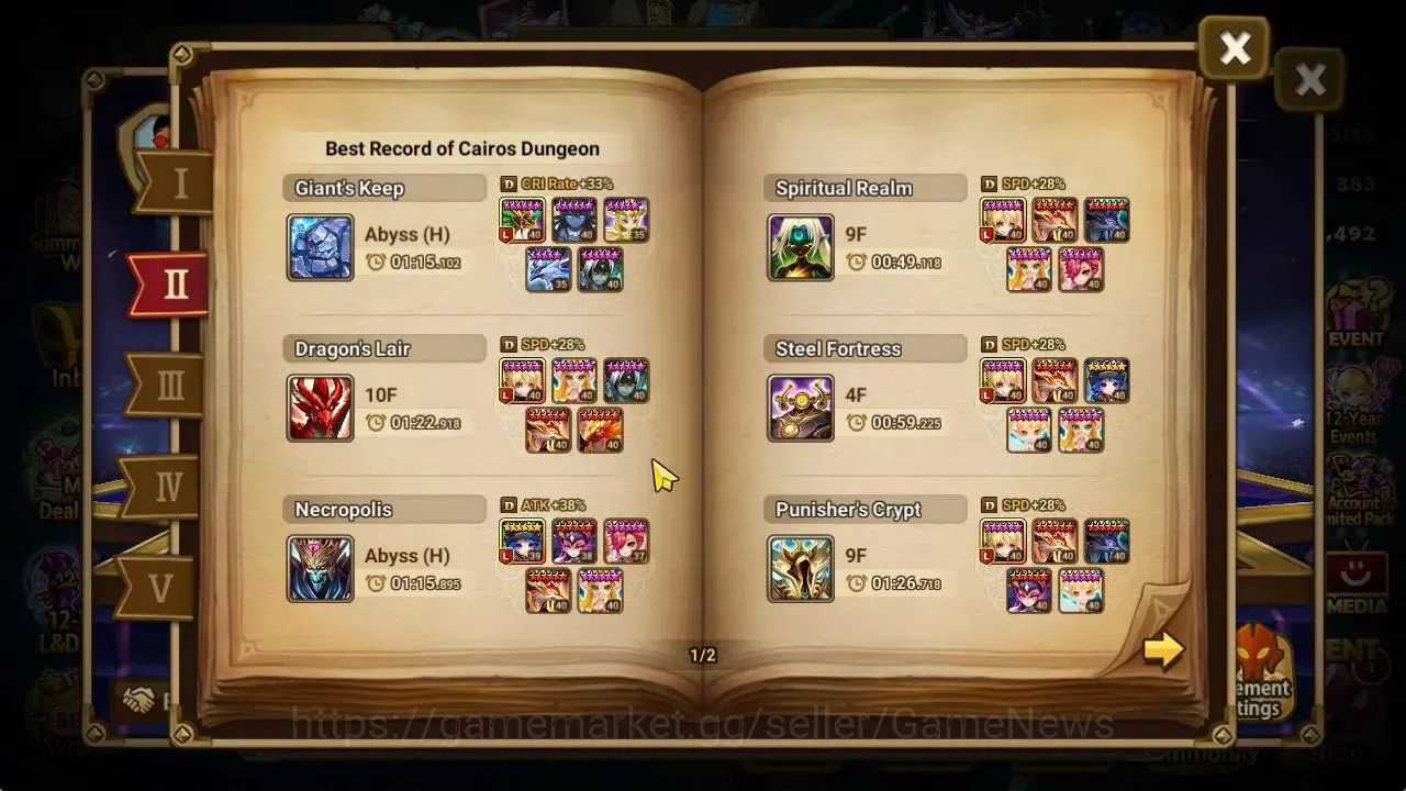 Summoners War: Sky Arena Accounts Mid-Game ASIA Lv 46|1 LD[Lucifer]|7 Total NB5[Leo,Ethna,Teshar,White Tiger,Etc]+29 4