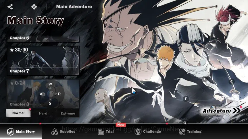 BLEACH: Soul Resonance Accounts Nuverse SEA|4 SSR (Ichigo Bankai+Sign+Stamp,Byakuy image 2