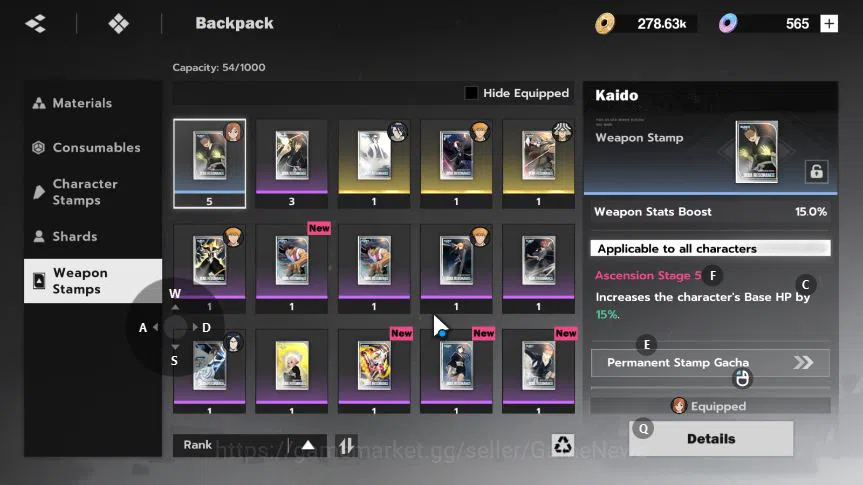 BLEACH: Soul Resonance Accounts Nuverse SEA|4 SSR (Ichigo Bankai+Sign+Stamp,Byakuy image 3
