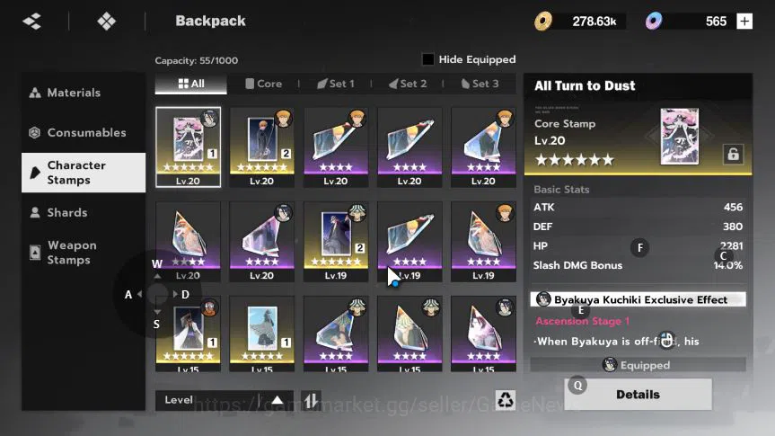 BLEACH: Soul Resonance Accounts Nuverse SEA|4 SSR (Ichigo Bankai+Sign+Stamp,Byakuy image 5