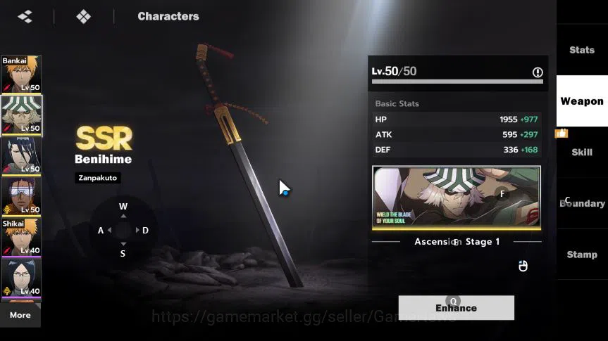 BLEACH: Soul Resonance Accounts Nuverse SEA|4 SSR (Ichigo Bankai+Sign+Stamp,Byakuy image 9