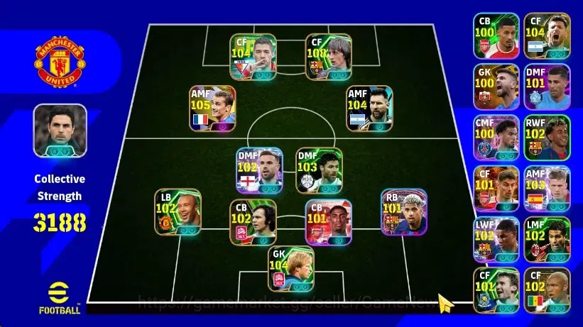eFootball Accounts Legends & Iconic Players Android|Big Time Antoine Griezmann 15 Jul'18|Epic Johan Cruyf,Lionel Messi,Luiz 1