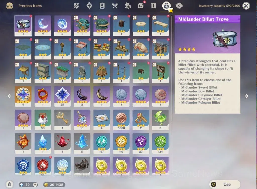 Genshin Impact Accounts ASIA|AR54|5Limited+2(*5Weapon)|Skrik,Zibai,Furina, image 13