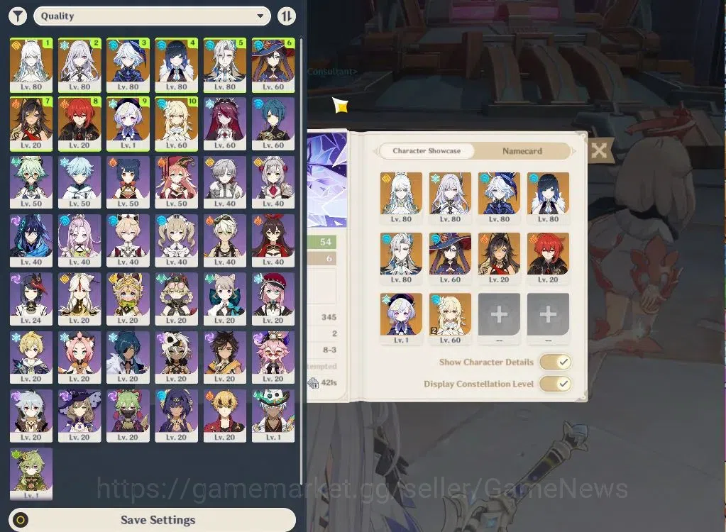 Genshin Impact Accounts ASIA|AR54|5Limited+2(*5Weapon)|Skrik,Zibai,Furina, image 2