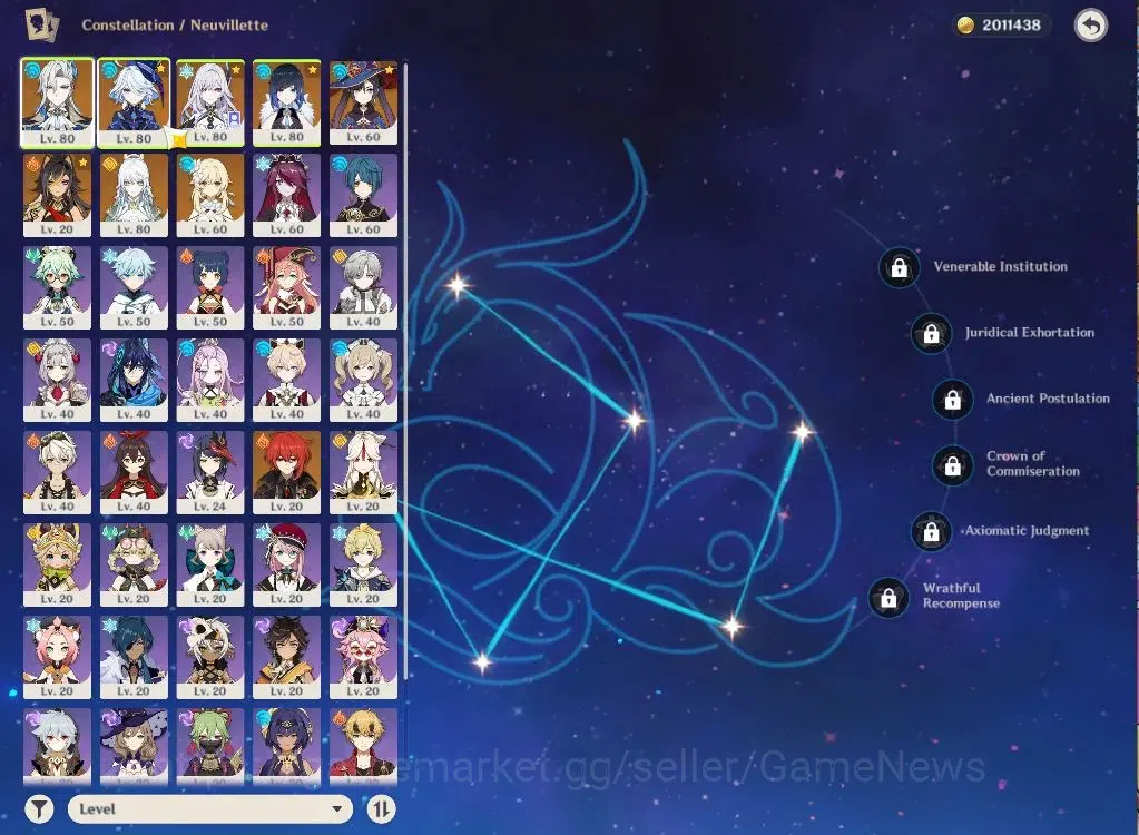 Genshin Impact Accounts ASIA|AR54|5Limited+2(*5Weapon)|Skrik,Zibai,Furina, image 3
