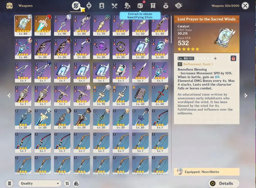 Genshin Impact Accounts ASIA|AR54|5Limited+2(*5Weapon)|Skrik,Zibai,Furina, image 8