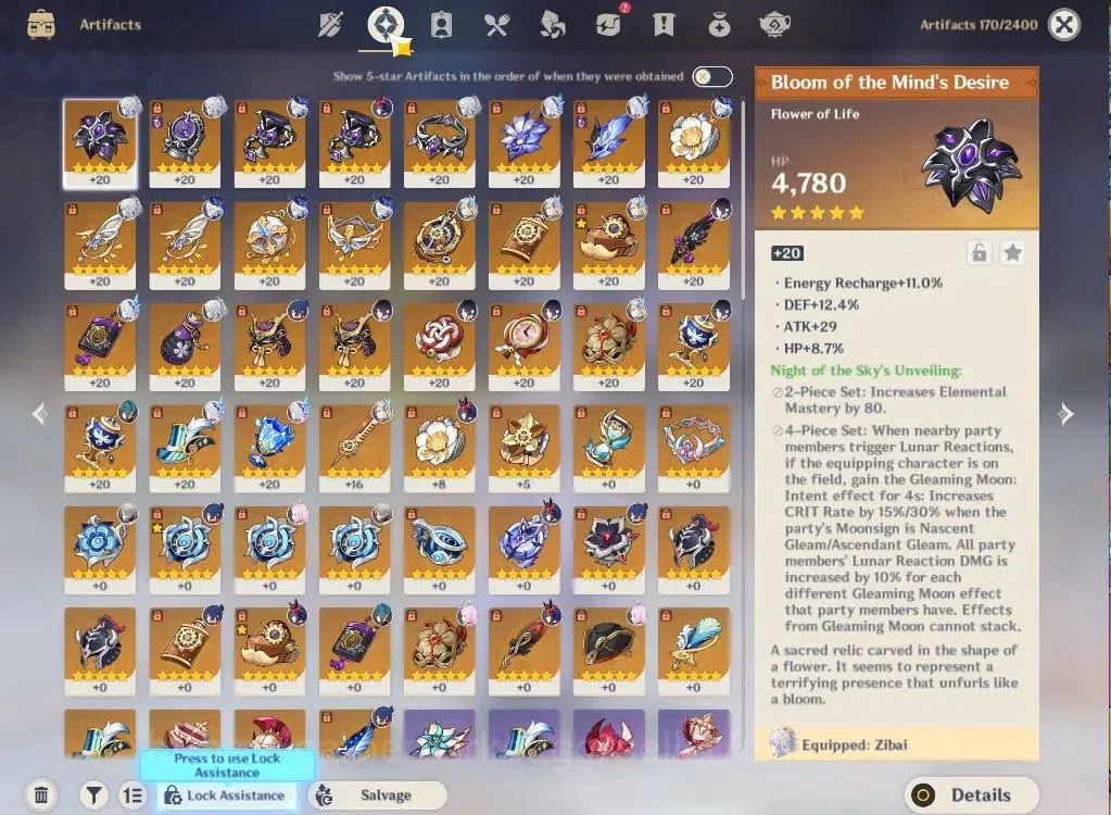 Genshin Impact Accounts ASIA|AR54|5Limited+2(*5Weapon)|Skrik,Zibai,Furina, image 9