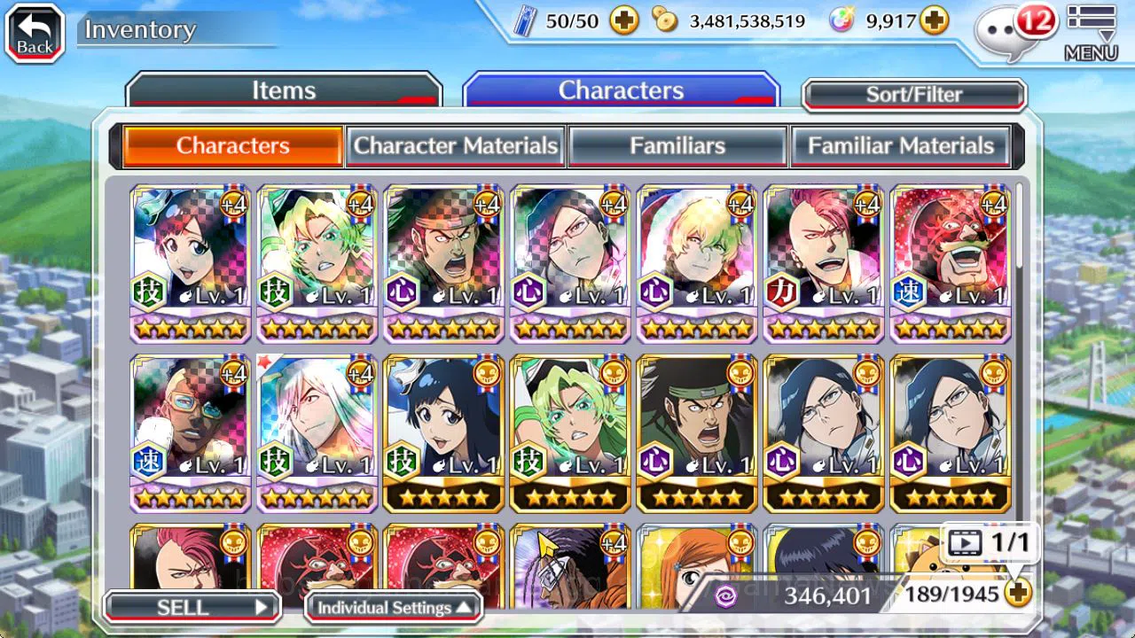 Bleach: Brave Souls Accounts [GLOBAL]9K Orbs|GiseleG,Candice TYBW26,Uryu TYBW25 image 11
