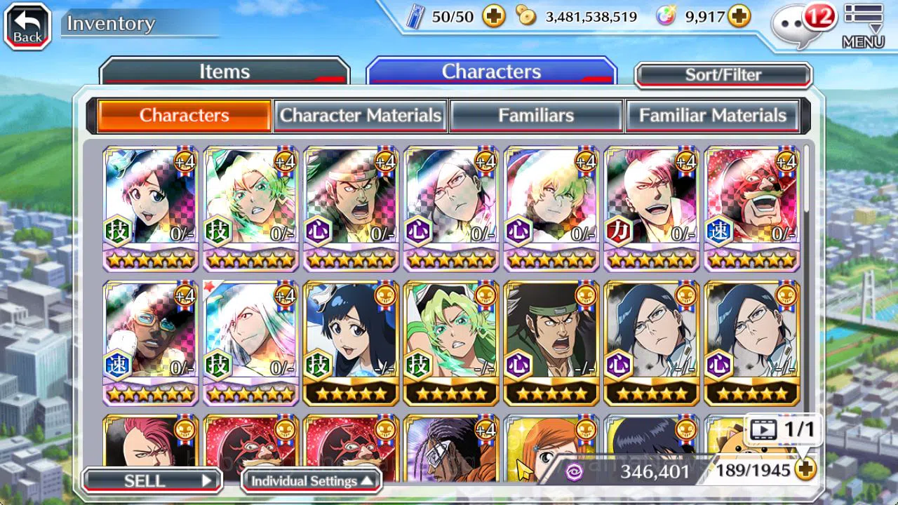 Bleach: Brave Souls Accounts [GLOBAL]9K Orbs|GiseleG,Candice TYBW26,Uryu TYBW25 image 12
