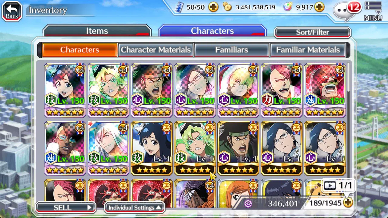 Bleach: Brave Souls Accounts [GLOBAL]9K Orbs|GiseleG,Candice TYBW26,Uryu TYBW25 image 13