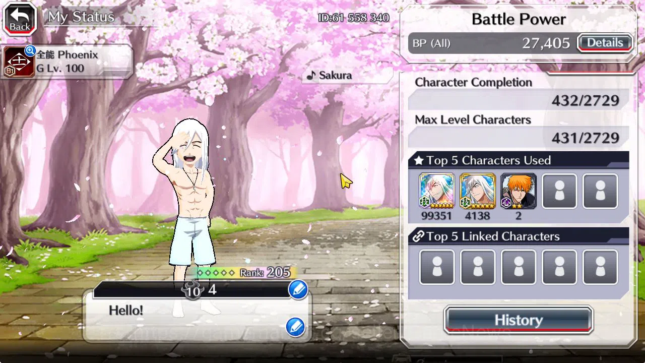 Bleach: Brave Souls Accounts [GLOBAL]9K Orbs|GiseleG,Candice TYBW26,Uryu TYBW25 image 20