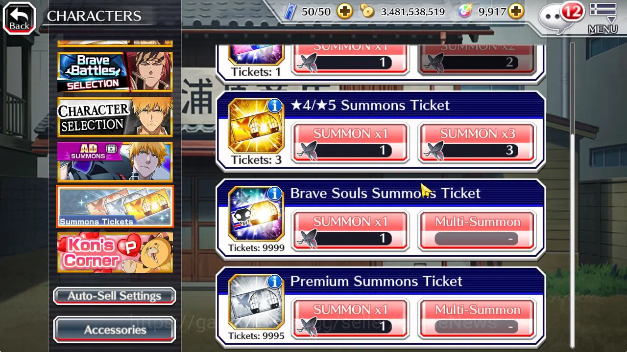 Bleach: Brave Souls Accounts [GLOBAL]9K Orbs|GiseleG,Candice TYBW26,Uryu TYBW25 image 4