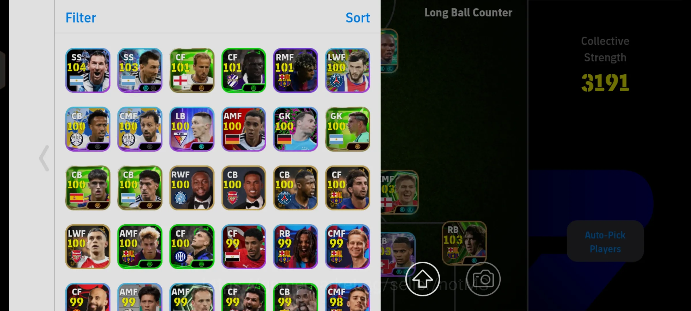 eFootball Accounts を購入 - Efootball Collective Strength 3191