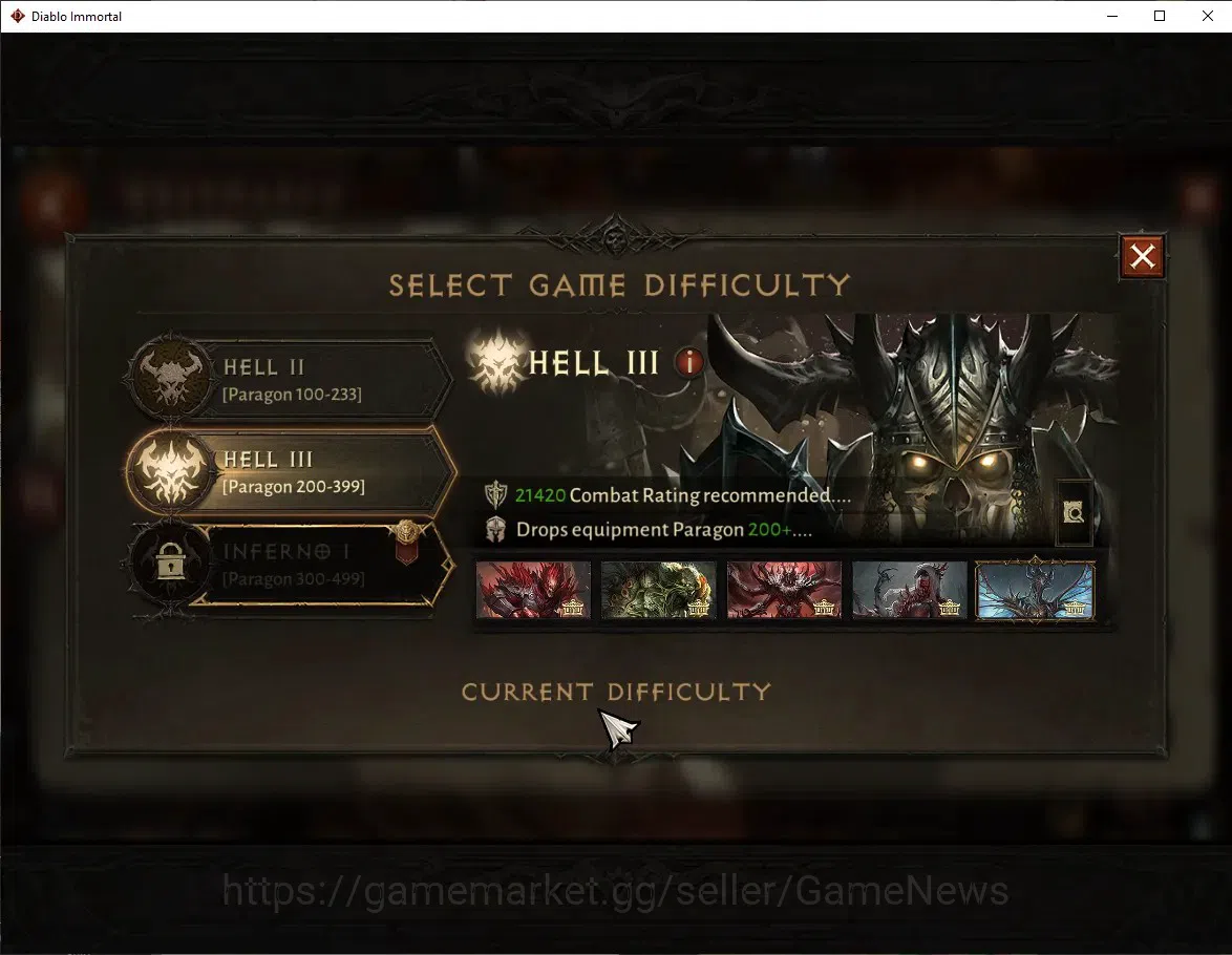 Diablo Immortal Accounts NA - Chains of Honor|CS ON|Lv60(360)|Barbarian|CR image 11