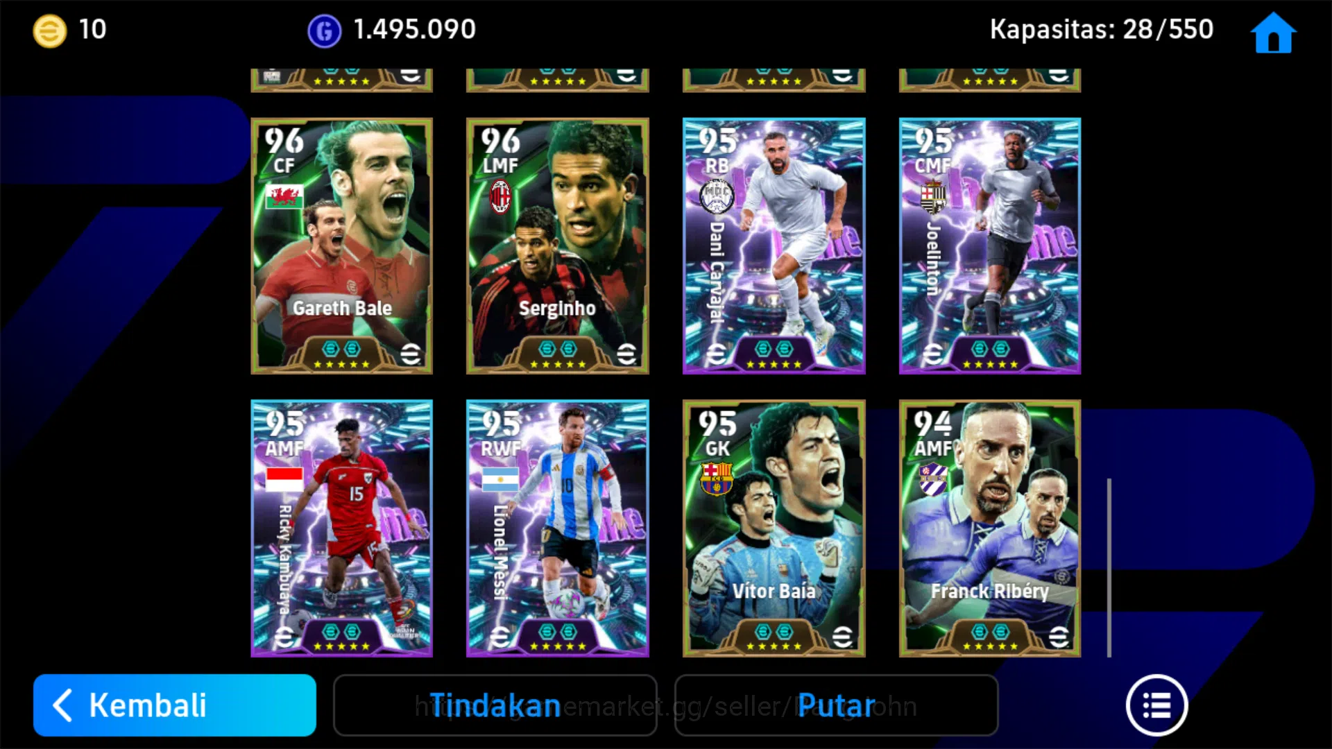 eFootball Accounts Power 3201 | Cruyff Epic db | Eze Showtime | Szobo image 8