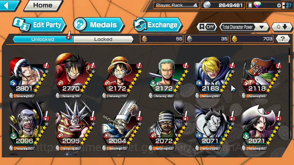One Piece Bounty Rush Accounts Global|4 EX META RD|Winner Island Trafalgar Law,Da image 5