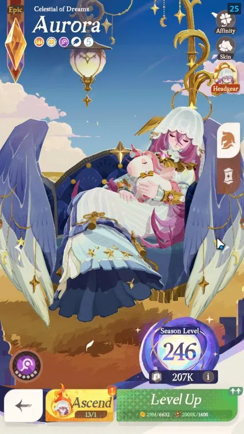 AFK Journey Accounts GLOBAL|2 Collab [Frieren,Himmel]|28 Epic [Aurora(F image 11