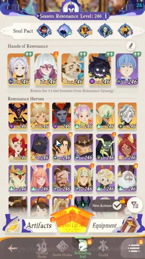 AFK Journey Accounts GLOBAL|2 Collab [Frieren,Himmel]|28 Epic [Aurora(F image 2