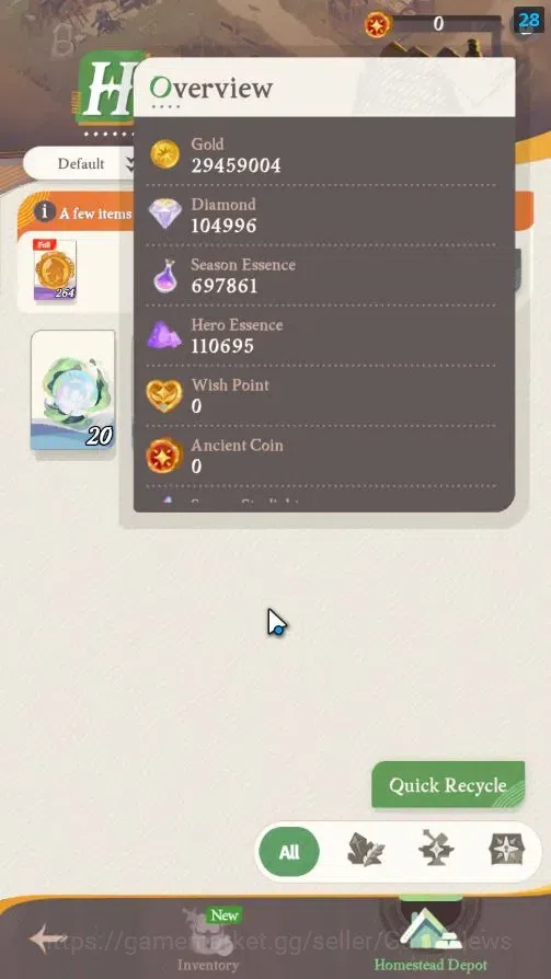 AFK Journey Accounts GLOBAL|2 Collab [Frieren,Himmel]|28 Epic [Aurora(F image 3