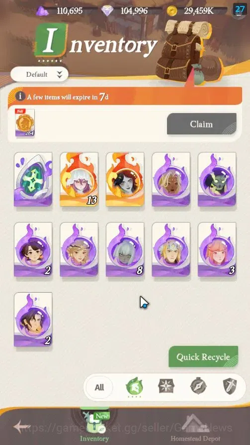 AFK Journey Accounts GLOBAL|2 Collab [Frieren,Himmel]|28 Epic [Aurora(F image 4