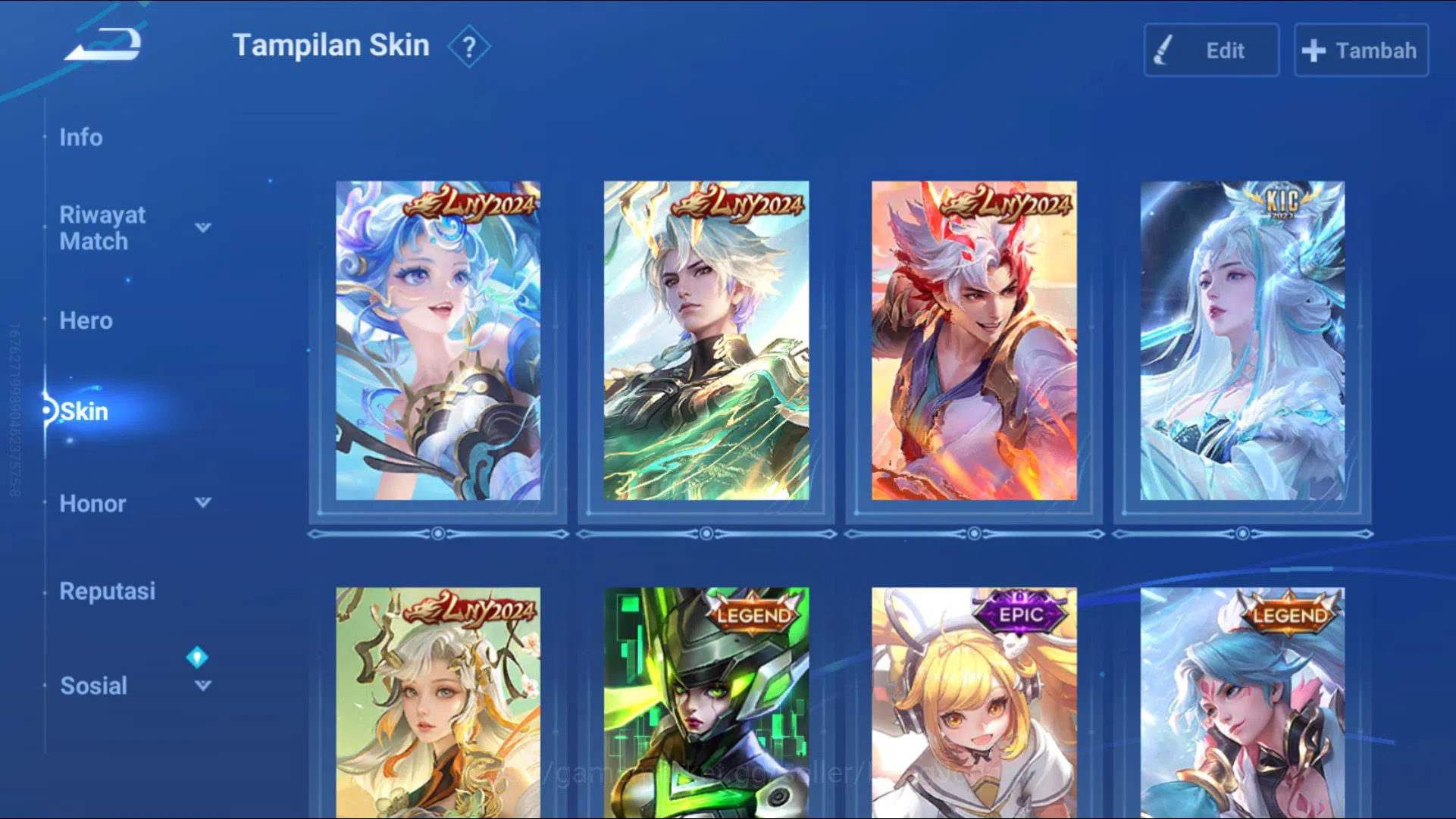 Honor of Kings Others [GLOBAL] 112 Heroes & 121 Skins | 3 LYN (ANGELA, Z image 1