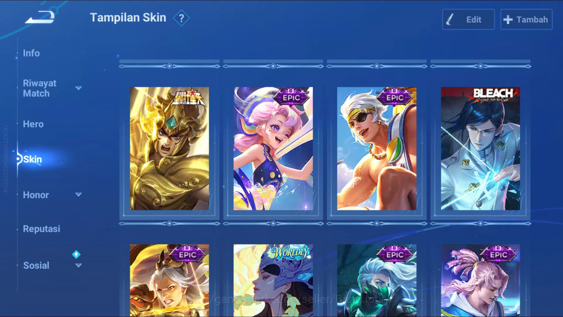 Honor of Kings Accounts Others [GLOBAL] 112 Heroes & 121 Skins | 3 LYN (ANGELA, ZILONG, SUN CE) | KIC LUNA | 2 LGD (ALLAIN 4