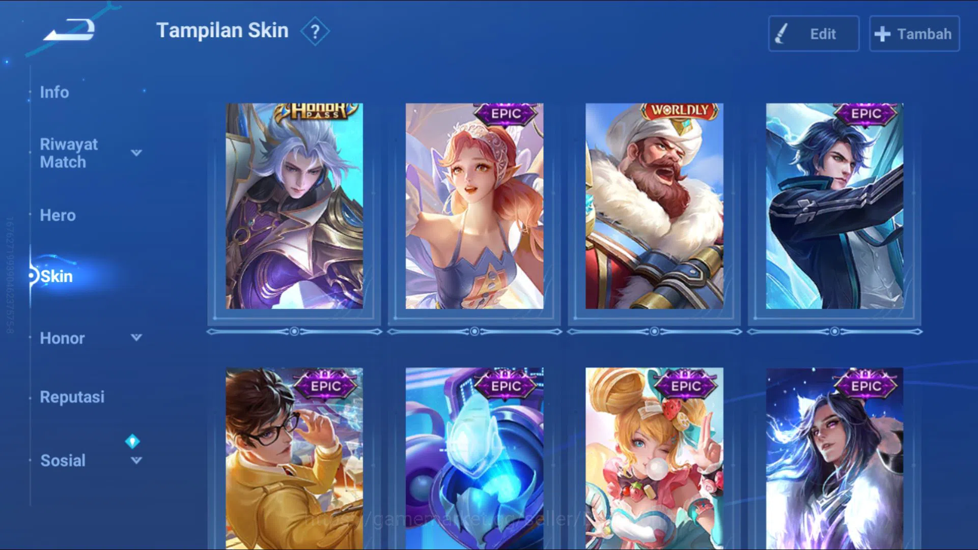 Honor of Kings Accounts Others [GLOBAL] 112 Heroes & 121 Skins | 3 LYN (ANGELA, ZILONG, SUN CE) | KIC LUNA | 2 LGD (ALLAIN 6
