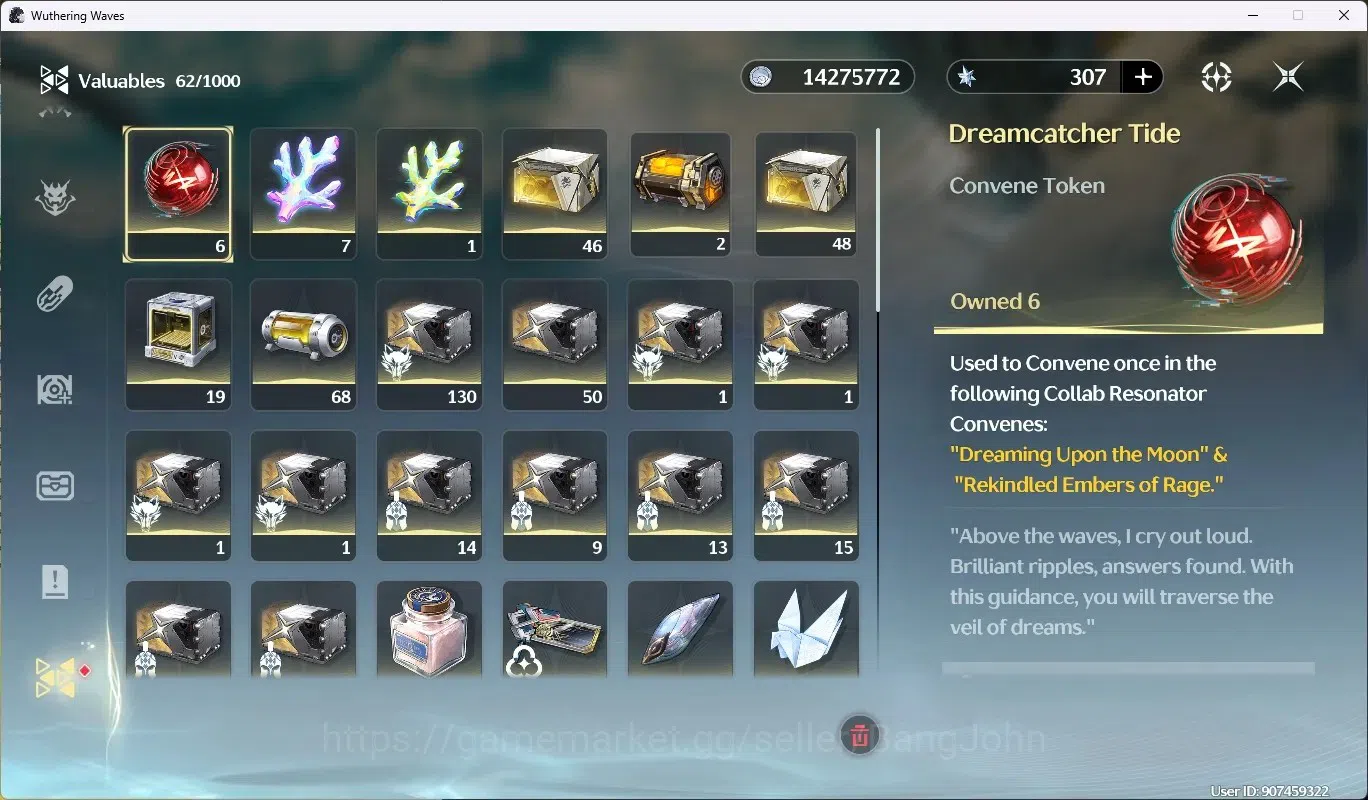 Wuthering Waves Accounts SEA|UL 59|Rank 6|3 Char Limited [Hiyuki,Qiuyuan R6 image 16