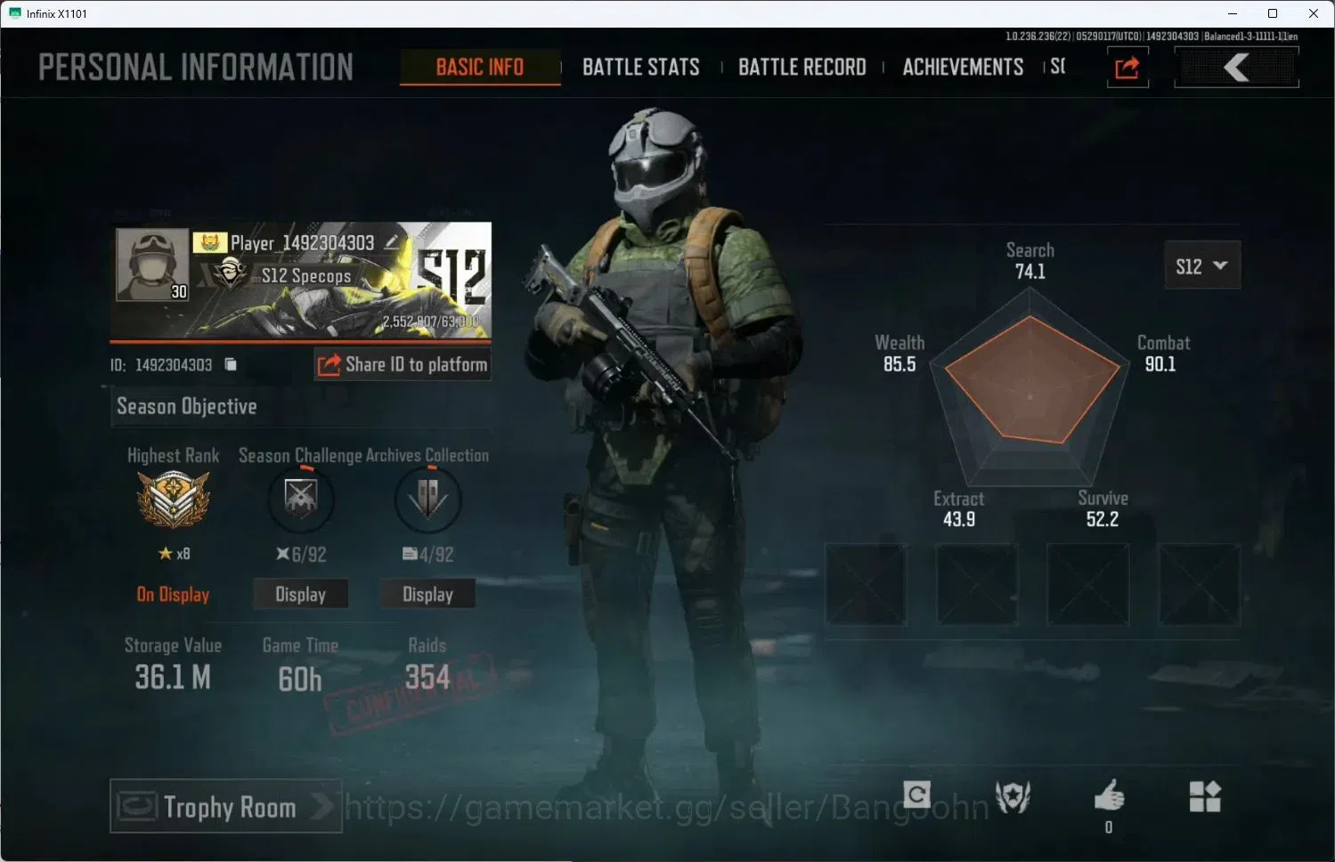 Arena Breakout Accounts Mobile | LV 30 | SV 36.1 M | CV 12 M | Exclusive D image 1