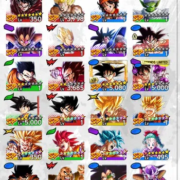 Dragon Ball Legends Accounts High-End Android | Lvl 159 | 10,5M Total Power | 63.229 CC | 1 UL | UL Super Saiyan Goku