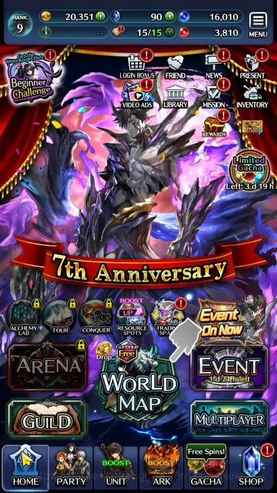 Last Cloudia Accounts Endgame GLOBAL|Rank 9|Top Tier Unit [Demon Lord Judecca-Samekh,Goddess Lilaha]|7 SSR Ark|Code 6