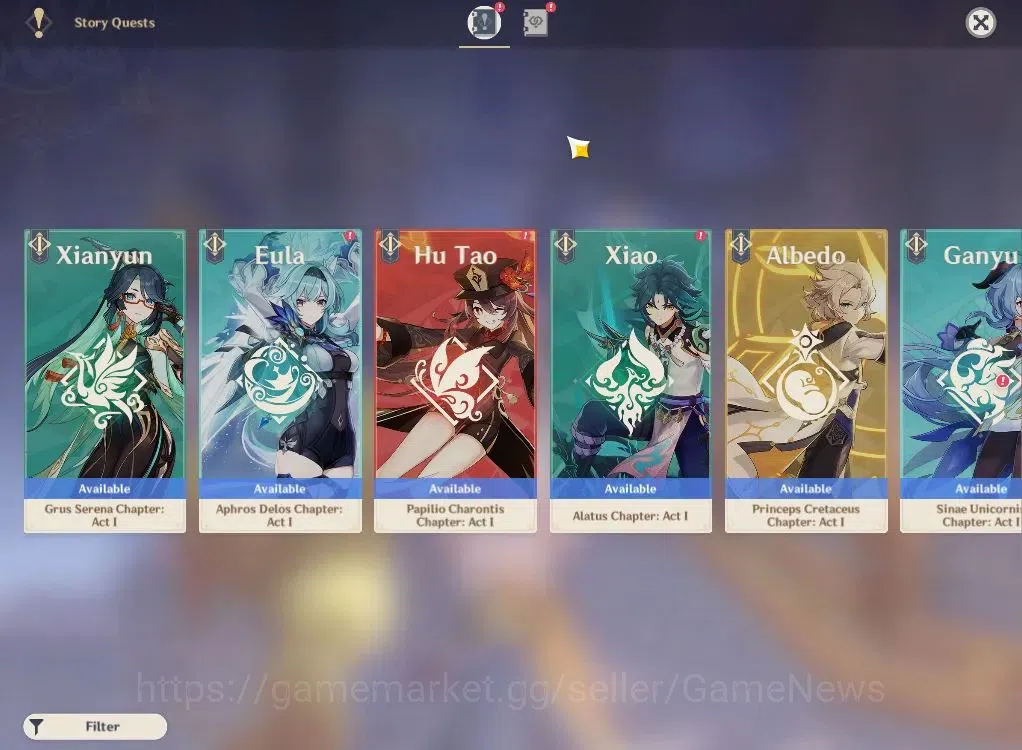 Genshin Impact Accounts ASIA|AR46|Starter|2Limited+2(*5Weapon)|Linnea+sign image 12