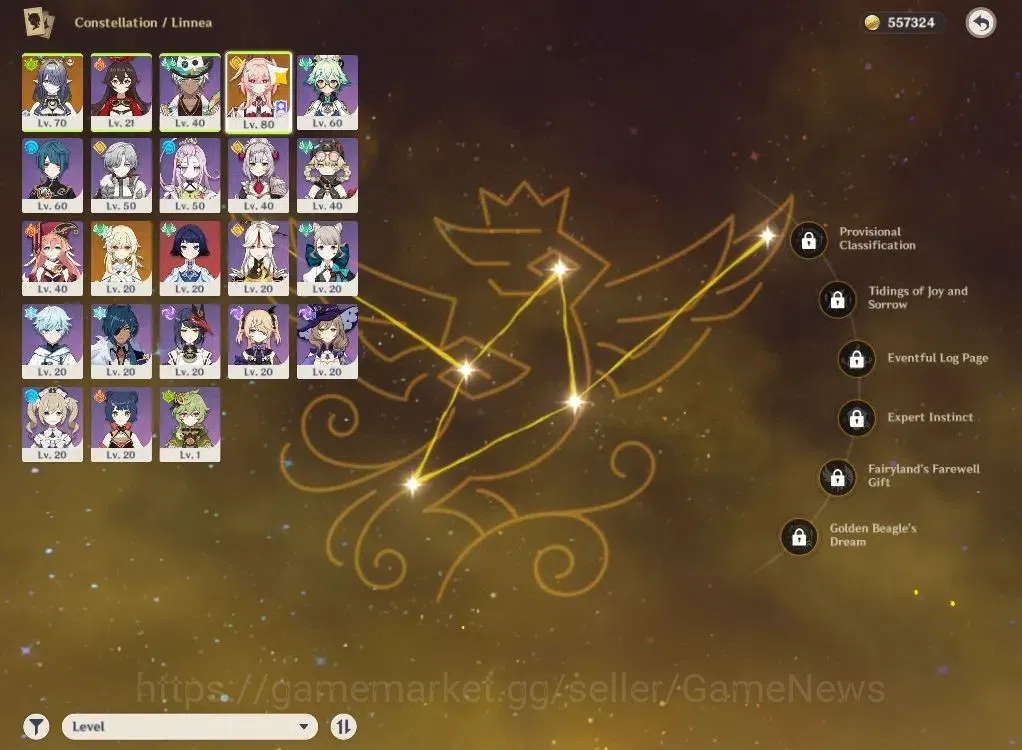 Genshin Impact Accounts ASIA|AR46|Starter|2Limited+2(*5Weapon)|Linnea+sign image 4