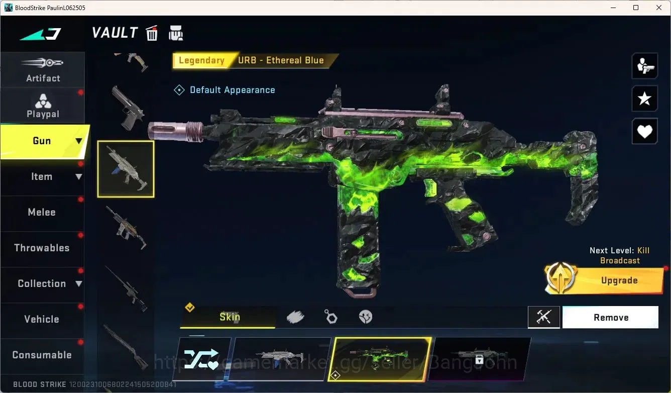 Blood Strike Accounts ASIA | Legendary Malee Katana | EVANGELION MCX | B image 5