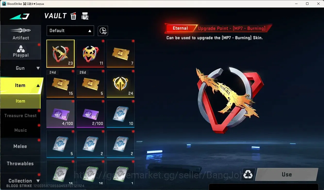 Blood Strike Accounts Collab Skin ASIA | Eternal: Desert Eagle-Scorpius | 4 Collab Gun [7DS&TR] |2 Limited Gun|4 Ultra 13