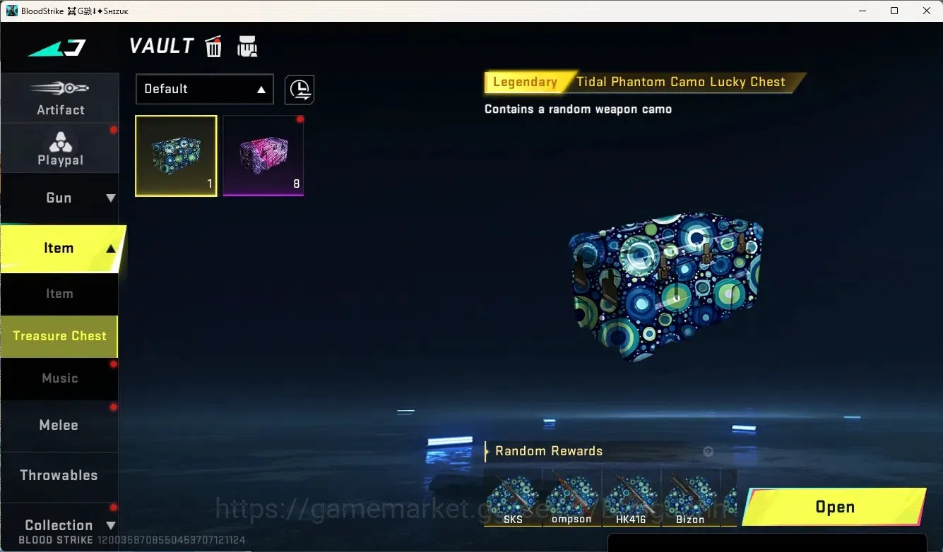 Blood Strike Accounts Collab Skin ASIA | Eternal: Desert Eagle-Scorpius | 4 Collab Gun [7DS&TR] |2 Limited Gun|4 Ultra 14