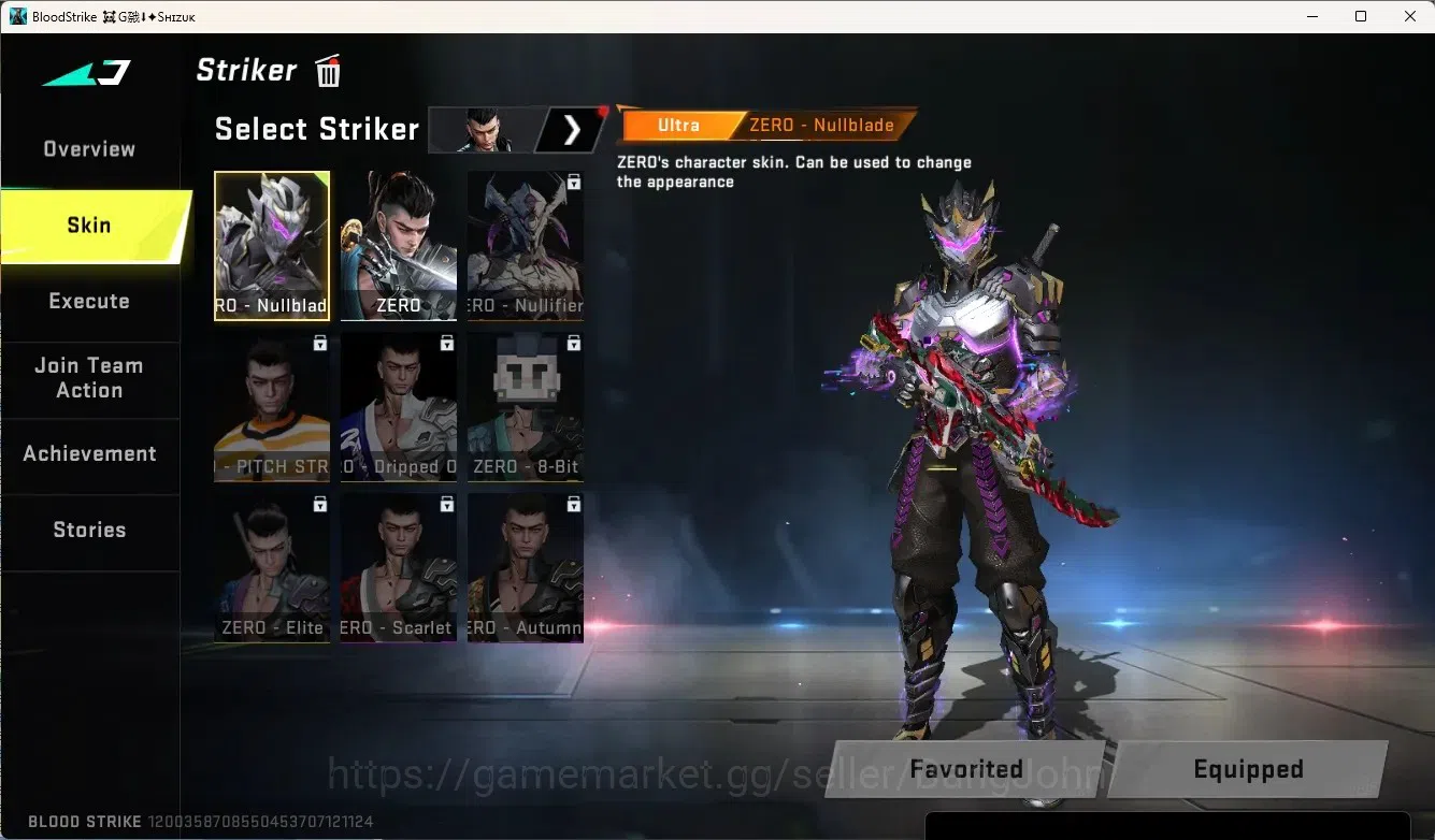 Blood Strike Accounts Collab Skin ASIA | Eternal: Desert Eagle-Scorpius | 4 Collab Gun [7DS&TR] |2 Limited Gun|4 Ultra 15