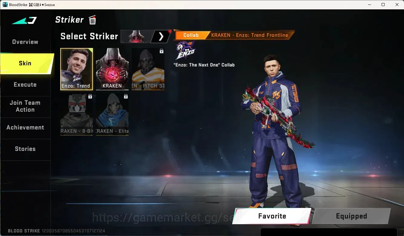 Blood Strike Accounts Collab Skin ASIA | Eternal: Desert Eagle-Scorpius | 4 Collab Gun [7DS&TR] |2 Limited Gun|4 Ultra 18