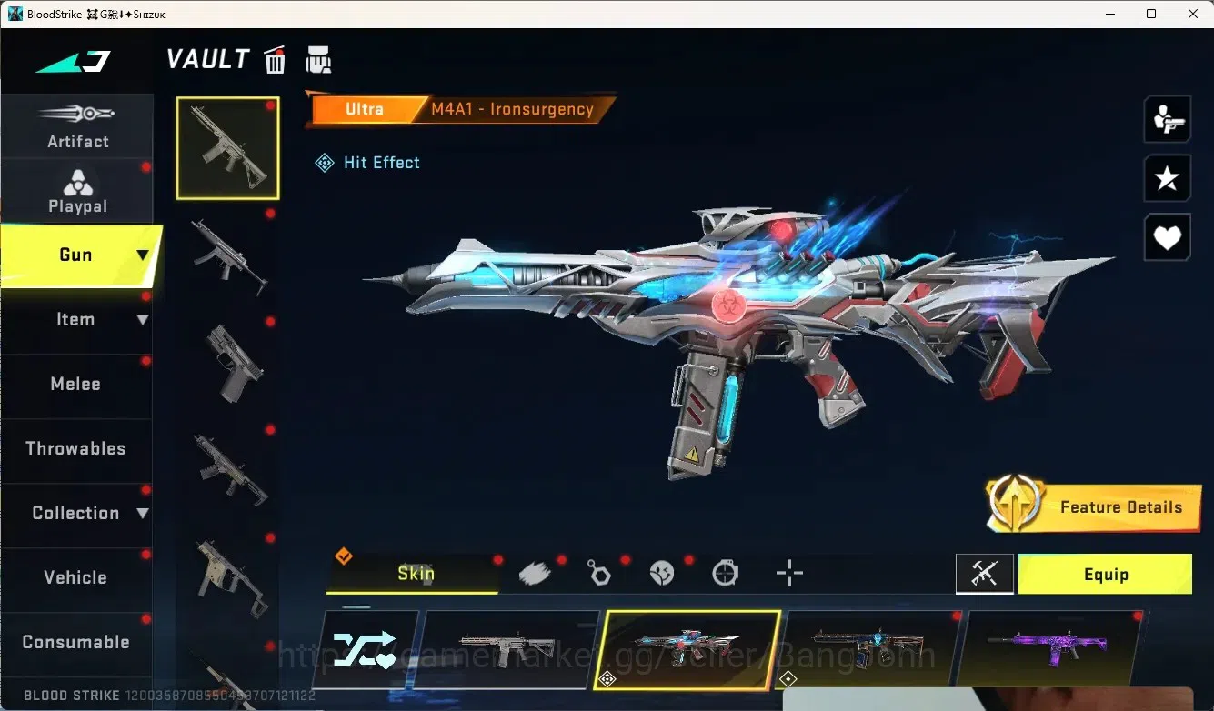 Blood Strike Accounts Collab Skin ASIA | Eternal: Desert Eagle-Scorpius | 4 Collab Gun [7DS&TR] |2 Limited Gun|4 Ultra 2