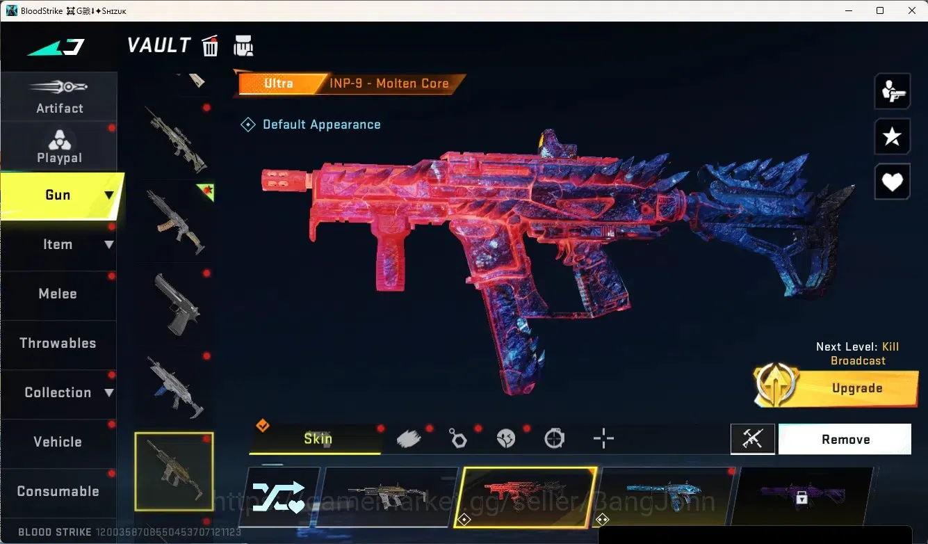 Blood Strike Accounts Collab Skin ASIA | Eternal: Desert Eagle-Scorpius | 4 Collab Gun [7DS&TR] |2 Limited Gun|4 Ultra 8