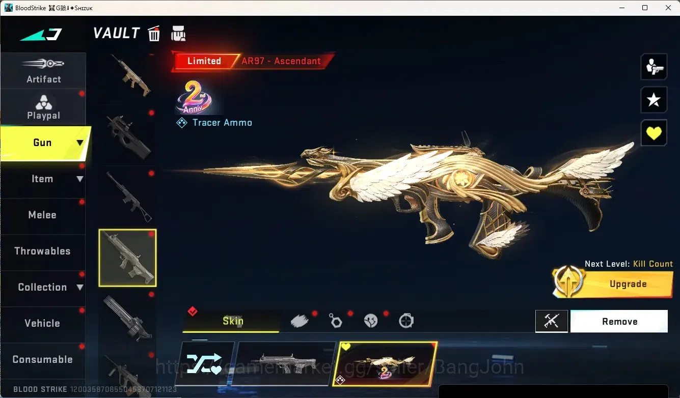 Blood Strike Accounts Collab Skin ASIA | Eternal: Desert Eagle-Scorpius | 4 Collab Gun [7DS&TR] |2 Limited Gun|4 Ultra 9