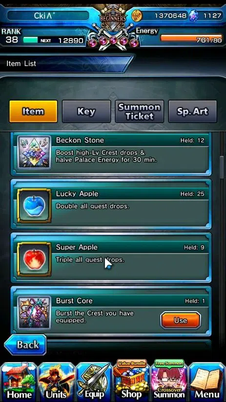 Grand Summoners Accounts Global|Rank 38|8 Ascend+3 TW| [Cha Hae In,SJW,Igri image 3