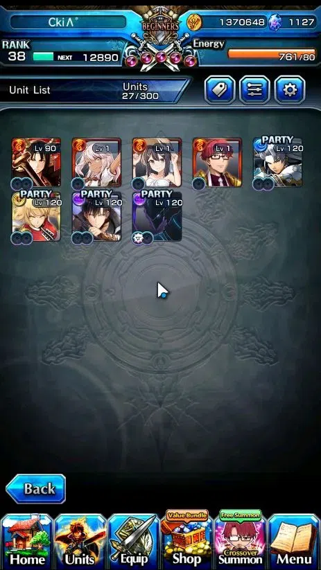 Grand Summoners Accounts Global|Rank 38|8 Ascend+3 TW| [Cha Hae In,SJW,Igri image 5
