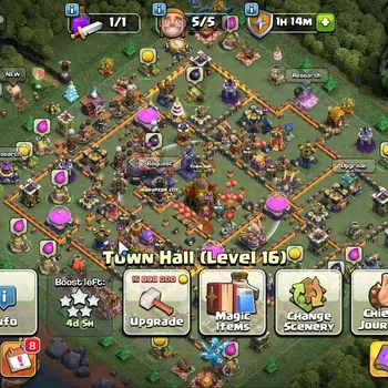Clash of Clans Accounts High-End LV 101|TH 16-BH 4|HH 9|2X Limited SKIN BK|BK 44,AQ 56,GW 38,MP 9,RC 22,DD 5|BM 0|CN ON+708