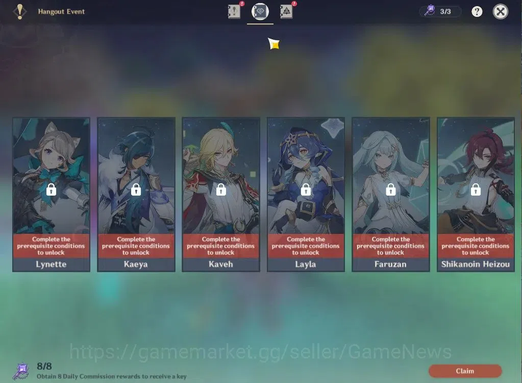 Genshin Impact Accounts ASIA|AR50|5Limited+1(*5Weapon)|SemiPreamTeam(Flins image 12
