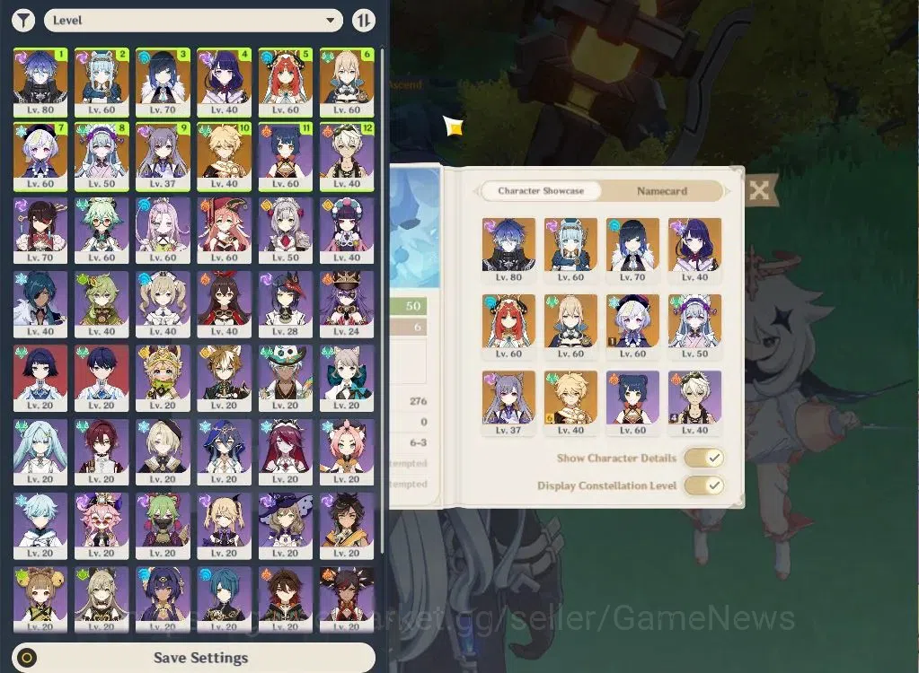 Genshin Impact Accounts ASIA|AR50|5Limited+1(*5Weapon)|SemiPreamTeam(Flins image 2